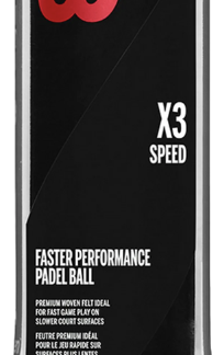 WILSON X3 SPEED PADEL BALLS